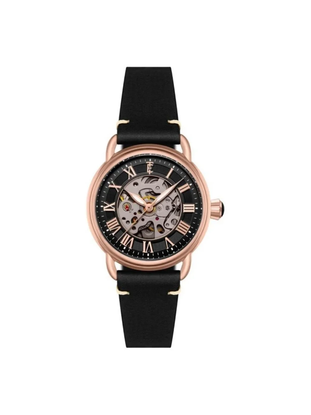 NWT Thomas Earnshaw Investigator Automatic Black Dial Men's Watch